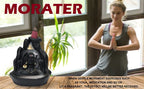 Handcrafted Lord Adiyogi Backflow Incense Burner & Smoke Fountain (Includes 101 Free Cones)