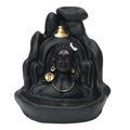 Handcrafted Lord Adiyogi Backflow Incense Burner & Smoke Fountain (Includes 101 Free Cones)